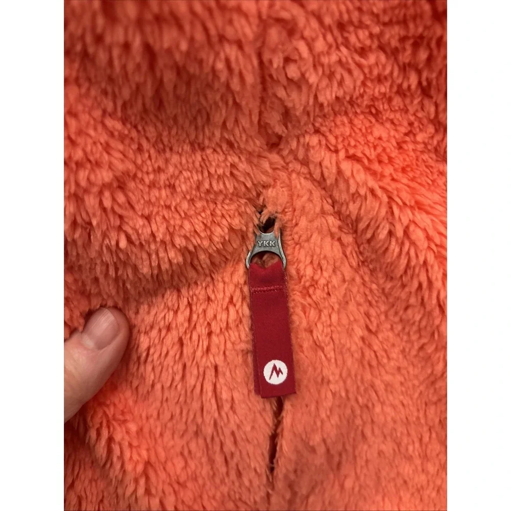 Marmot Precip Eco Component 3-in-1 Jacket Kids' XL Peach Shell And fleece EUC